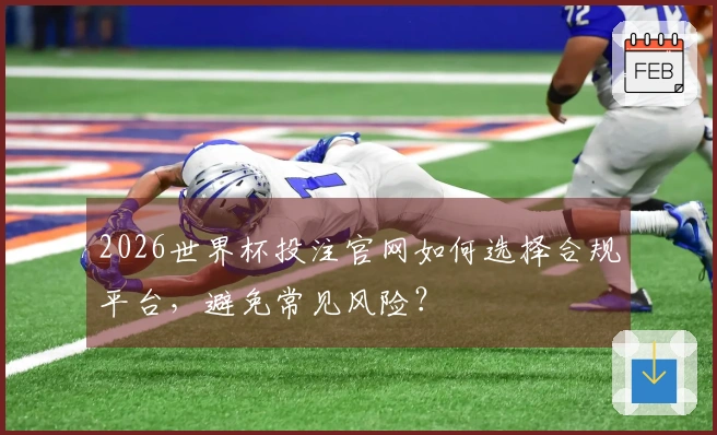2026世界杯投注官网如何选择合规平台，避免常见风险？