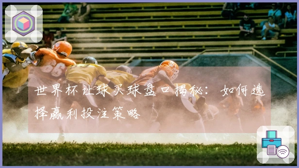 世界杯让球买球盘口揭秘：如何选择赢利投注策略