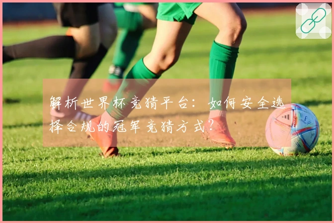 解析世界杯竞猜平台：如何安全选择合规的冠军竞猜方式？